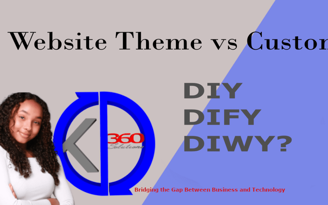 Website Theme vs. Custom Website